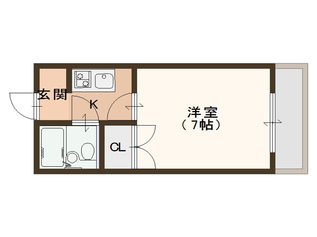 【間取り】 | 第Ⅱコーポリーブル