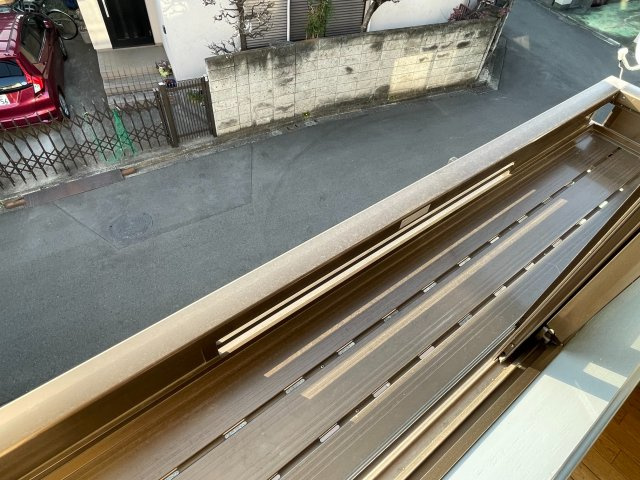 ユーハイツのバルコニー
