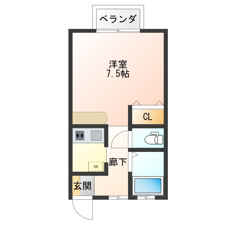 シティハイツよこやまの間取り