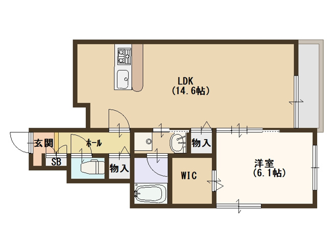 【間取り】 | アーサー住之江