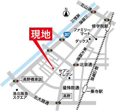 【地図】 | 高野泉町　中古戸建　平成１７年築★南向き