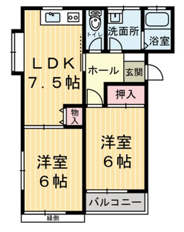 【間取り】 | サンビラージュ