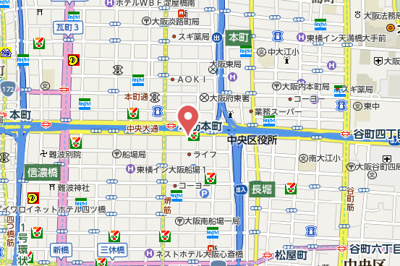 【地図】 | ルクレ堺筋本町レジデンス