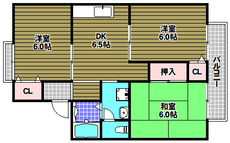 ハイツひまわりの間取り