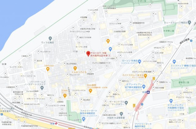 【地図】 | ラフォルム梅田north
