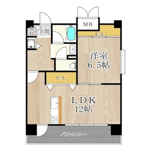 【間取り】 | CITY　SPIRE桜川Ⅰ
