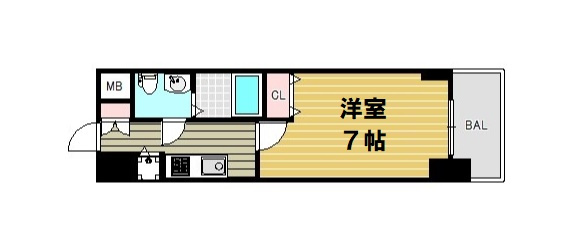 【間取り】 | S-RESIDENCE難波Briller