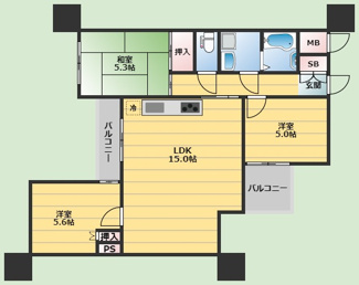 【間取り】 | メゾン福殊