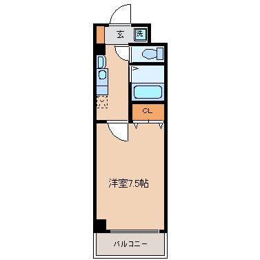 【間取り】 | ドムール天満
