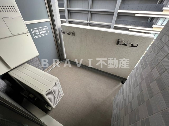 プレサンス堺筋本町駅前　BRAVI不動産のバルコニー|【プレサンス堺筋本町駅前】落ち着いた時間を過ごせるバルコニーです