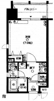 【間取り】 | ジュネーゼ大阪城南