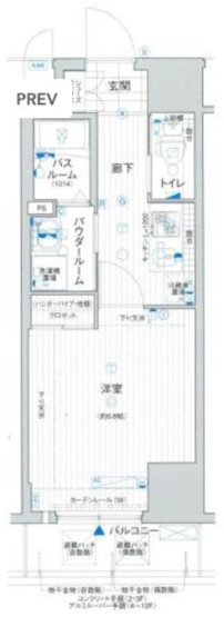 【間取り】 | ジュネーゼグラン本町EAST