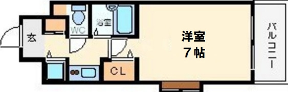 【間取り】 | ディナスティ松屋町