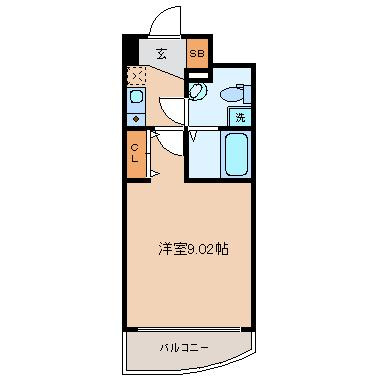 【間取り】 | プラディオ天満セレニテ