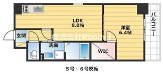 【間取り】 | アプリーレ堺筋本町（レジェンドール心斎橋東Ｇ-レジデンス）