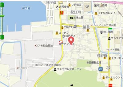 【地図】 | 愛媛国際貿易センター（アイテムえひめ）ビジネスオフィス