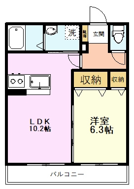 【間取り】 | シャルム国立