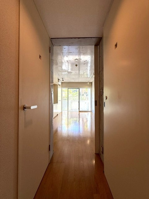 【玄関】 | COCKTAIL-D/カクテル-D | 玄関から室内への景観です！右手にトイレ、左手に洗面所と浴室、正面に洋室11帖のお部屋があります♪