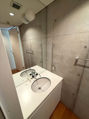 【洗面所】 | COCKTAIL-D/カクテル-D | 独立洗面台付きで朝の準備もらくらく♪お化粧するときに大活躍ですね！