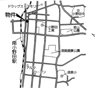 【周辺】 | クレイドルガーデン山陽小野田市セメント町第1　(全1棟） | 周辺地図です。