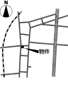 【地図】 | クレイドルガーデン山陽小野田市セメント町第1　(全1棟）