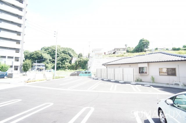 熊本市西区横手１丁目のアパートの駐車場