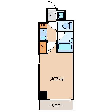 【間取り】 | パラシオ南森町