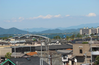 【展望】 | バルコニーから琵琶湖や琵琶湖大橋の眺め