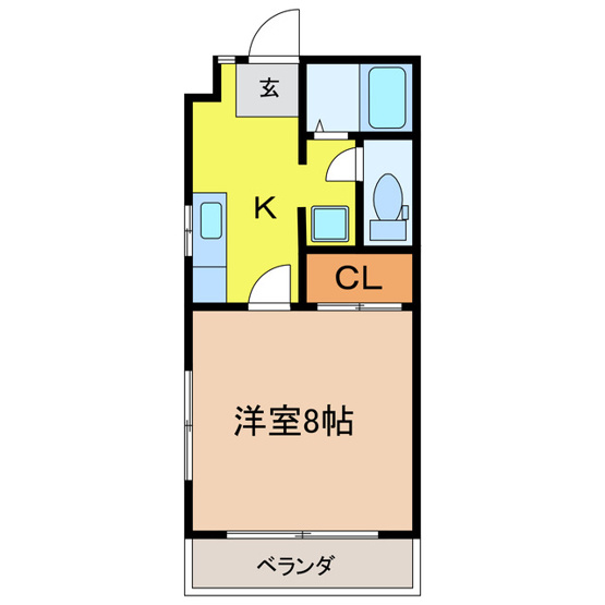 【間取り】 | TYハイツ西川田