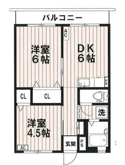 【間取り】 | コーポ浅見