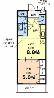 フジパレス葛の葉の間取り