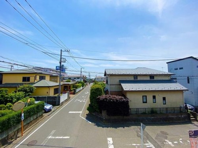 【展望】 | ☆東南角地／駅徒歩８分☆陽当たり良好！藤沢市亀井野新築戸建 | 陽当たり抜群！街も高い建物が周囲に無いのでスッキリ！