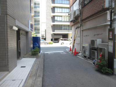 クロール二条の地図|前面道路