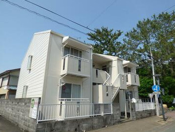 ハピネスブルーA棟の外観