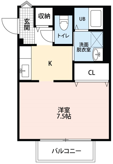【間取り】 | ジュネスブライトンＢ