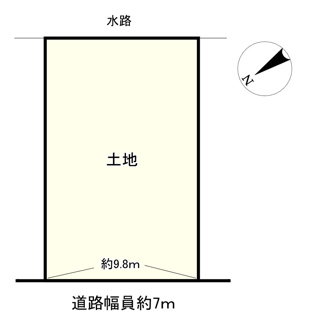 【土地図】 | 近江八幡市江頭町　売土地