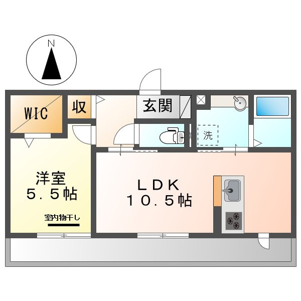 エムズコートの間取り