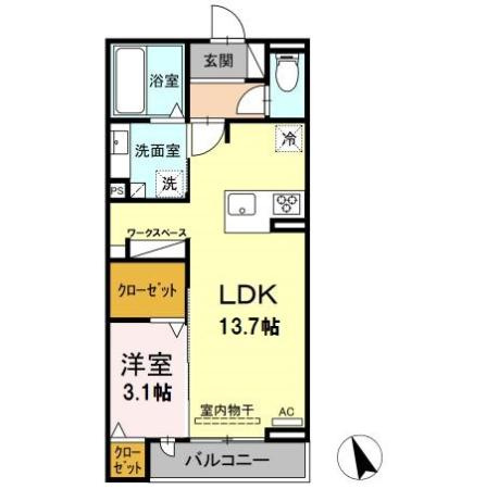 【間取り】 | グランヴェール柱