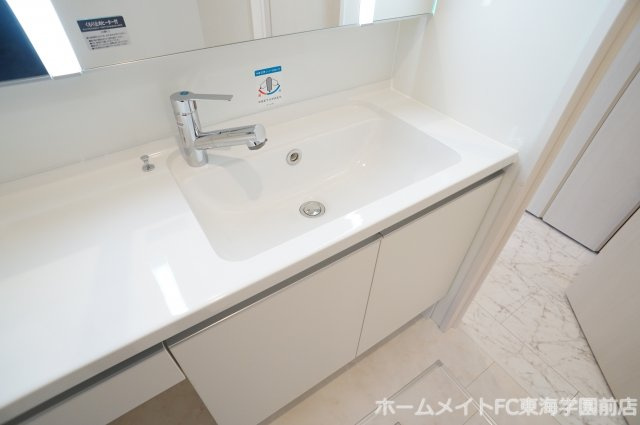 熊本市北区龍田陳内３丁目のアパートの洗面所