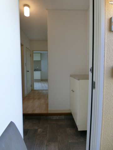 リバティ松本　B棟の玄関