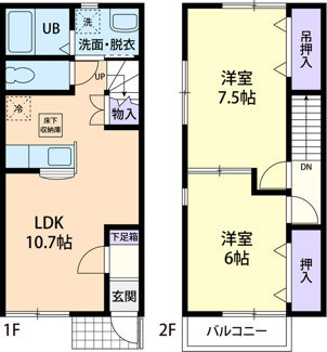 【間取り】 | アンソレイユB