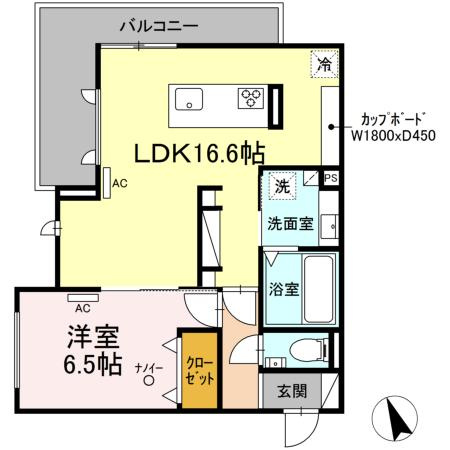 グランヴェール柱の間取り