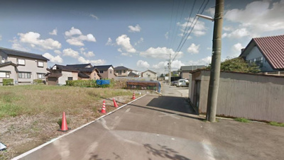 【前面道路含む現地写真】 | 河北郡津幡町字中須加（B号地）