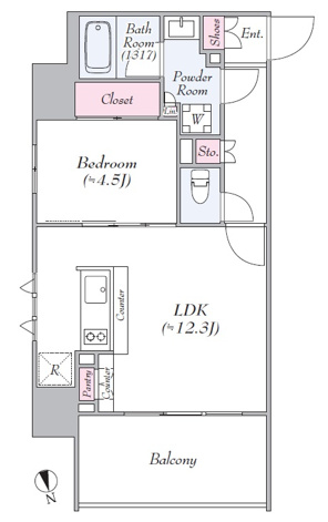 【間取り】 | 1LDK