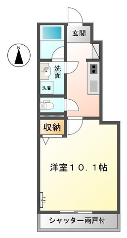 サンエイチの間取り|間取図