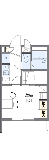 【間取り】 | レオパレスＩＭＡＧＯⅢ