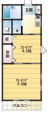 アロー壱番館の間取り