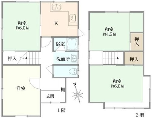 【間取り】 | S21390-上高野
