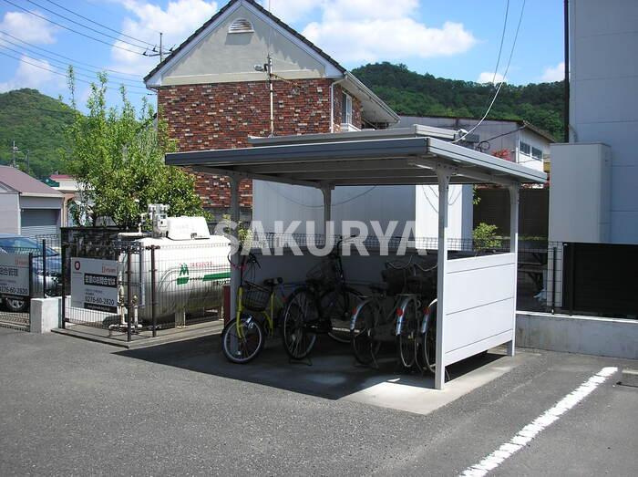 サンビレッジ足利のその他共用部分|駐輪場