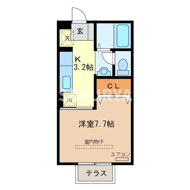 サンビレッジ足利の間取り
